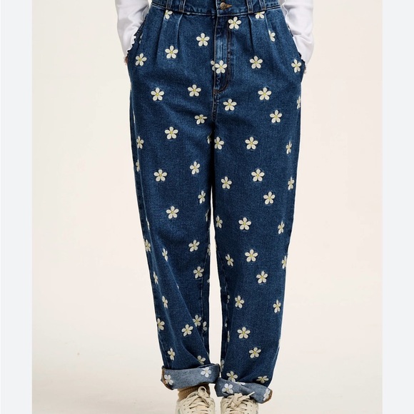 Lucy & Yak Denim - Lucy&Yak Daisy Embroidered Addison Jeans